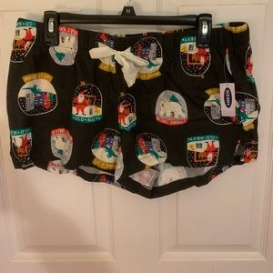 Christmas PJ shorts